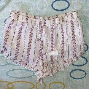 Red Summer Shorts
